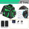 12-Line High Precision Infrared Laser Level for Outdoor Woodworking - Red/Green Light