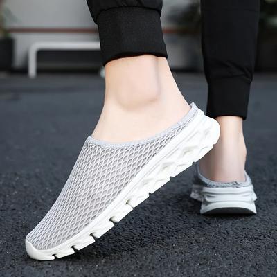 Pantofole da uomo estive traspiranti per casa e interni, pantofole da uomo basse, ciabatte leggere, scarpe da passeggio alla moda per esterni