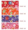 Nippon Chuko NBK Chirimen Cut Yuzen 23 X Kanoko Crafts Handmade Supplies Pattern, Approx. 33cm, Pattern, Orange, Y005-06, &
