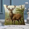 Lovely Wild Animal Dee Cushion Cover Pillowcase Upholstery Sofa Throw Pillow Home Decor Pillowcas