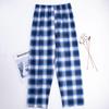 Men's Plaid Cotton Pajama Pants - Loose, Casual, Home and Outdoor Wear