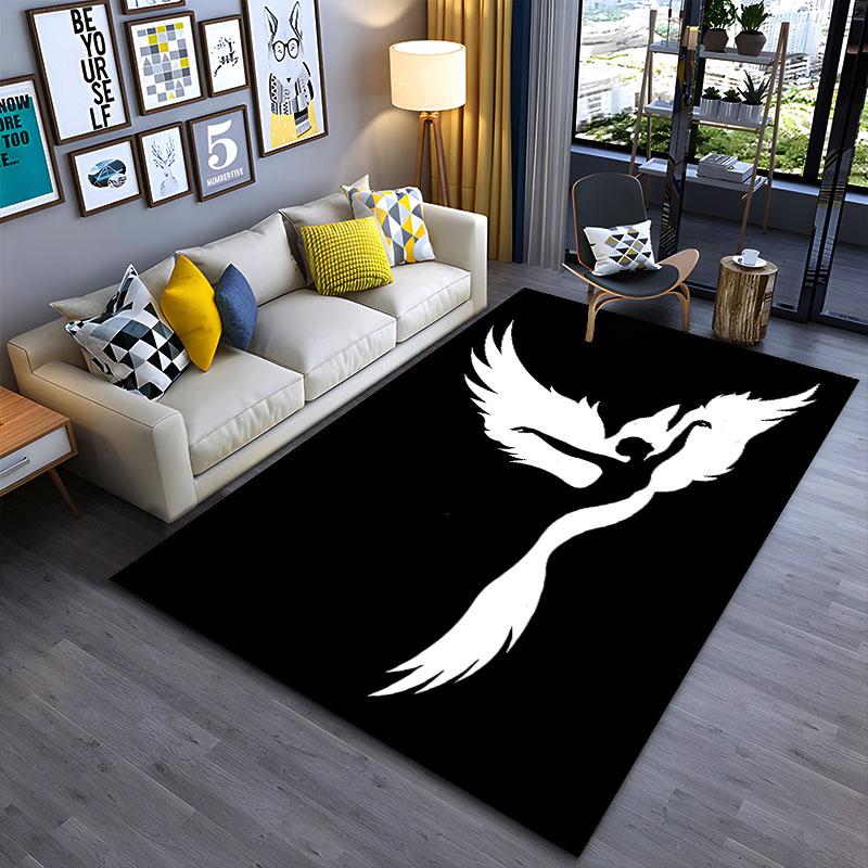 Dancing Angel with Wings Carpet suitable as a non-slip mat for the living room or bedroom sofa