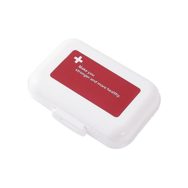 8 Grid Plastic Storage Box Medicine Box 7 Days Portable Practical Rectangular Pill Small Square Box Medicine Plastic Box