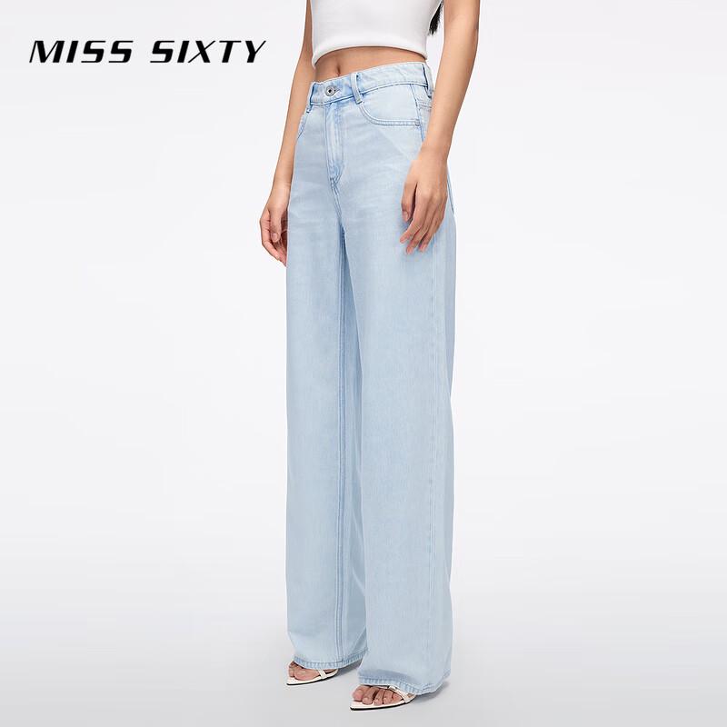 MISS SIXTY 2025 Summer Retro Washed Straight-Leg Jeans