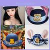 Zootopia Nick Judy Police Cartoon Cap With Ear Design For Kids And Adults Summer Winter Fall