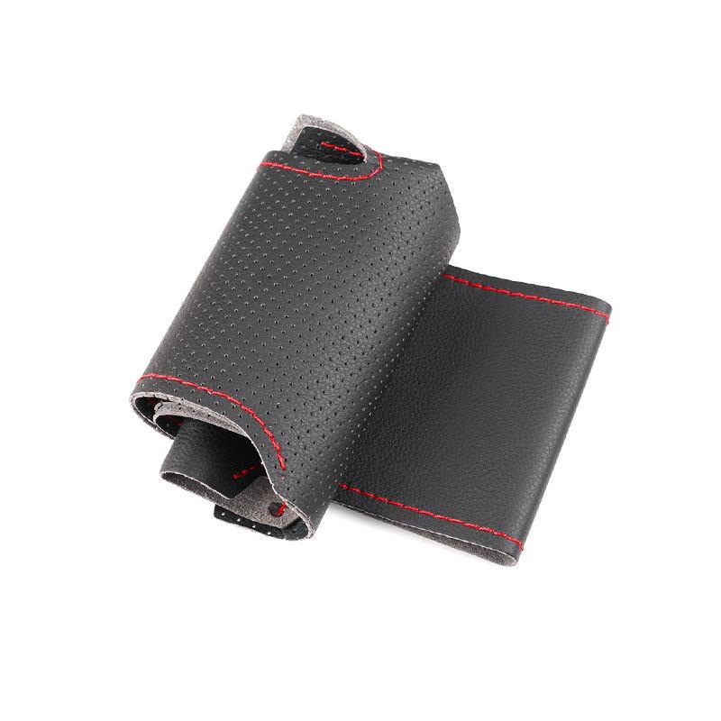 For Honda Accord Euro 2008-2015 Acura TSX 2009-2014 TSX Sport Wagon 2011 2012 Car Steering Wheel Cover Perforated Leather Trim