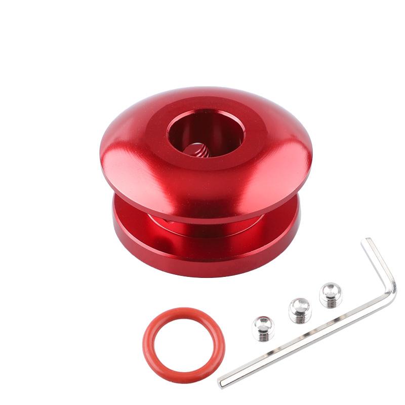 Universal Aluminum Alloy Shift Knob Stopper Shifting Head Limiter Fixed Base Gear Head Buckle Aluminum Car Gear Knob Limiter красный