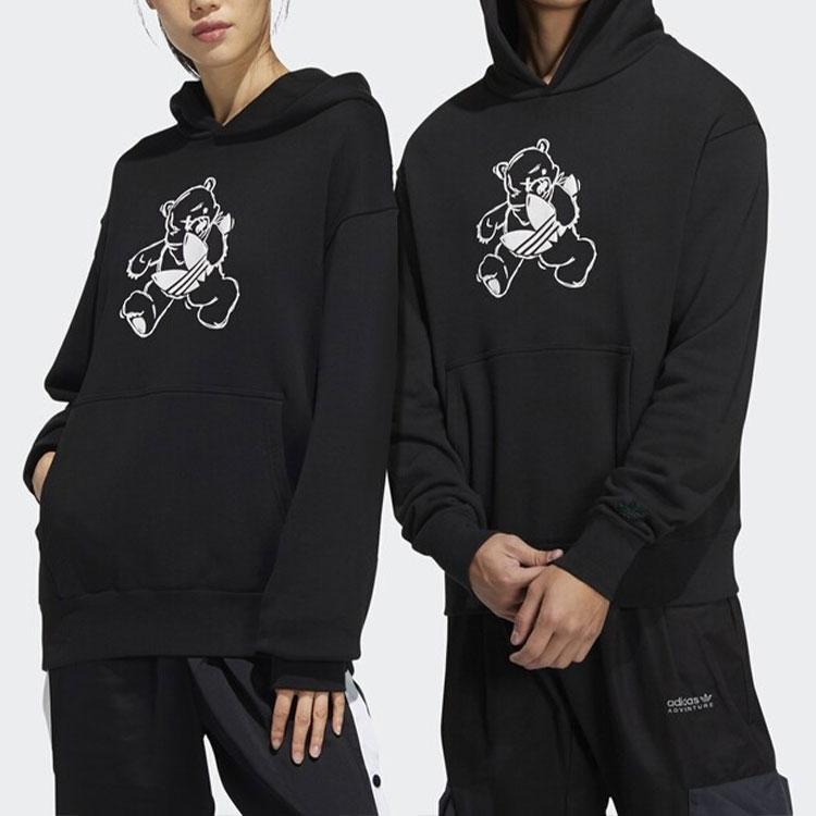 Adidas Originální mikina s logem Trefoil Bear Pánská mikina Černá HL4103
