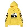 Black Warm Fleece Hooded Sweatshirt Tokyo Revengers Team Comic Print Unisex Autumn Winter Casual Daily Long Sleeve Pullover