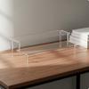 Clear Stepped Shelf Transparent Step Display Rack High SeeThrough Quality Acrylic Stand for
