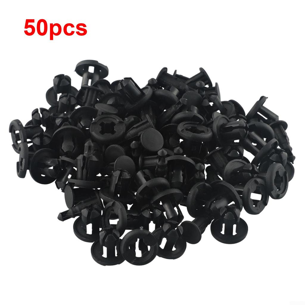 Nylon Bumper Retainer Clips Set Black Replacement Fastener Accessories