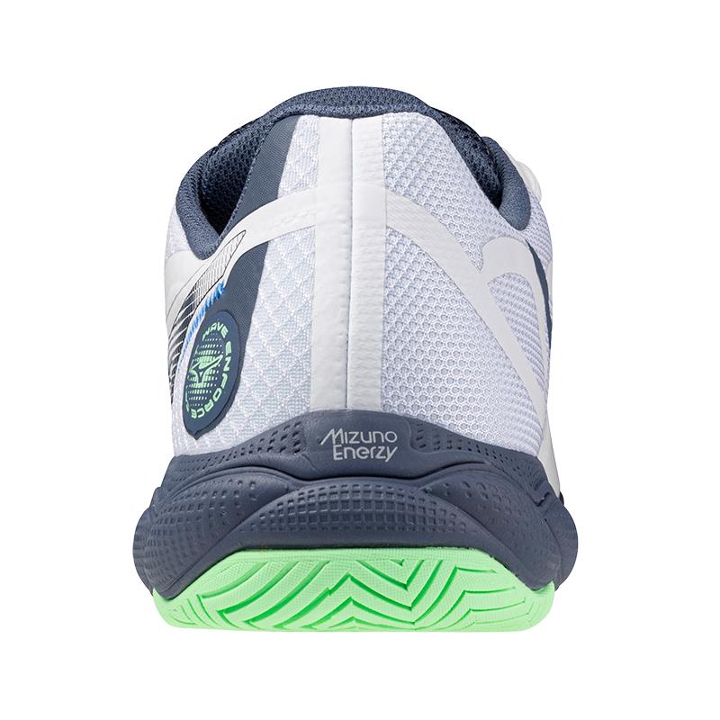 Mizuno Wave Enforce Court Comfortable Shock Absorption Durable Support Low Top Tennis Shoes Unisex Sneaker White 61GA243237