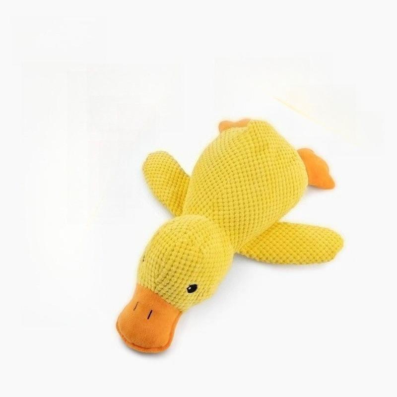 

Popular pet supplies sleeping duck and dogtoys pet sound makingtoys plush biteresistant grindingteeth soundmaking relieveboredom S