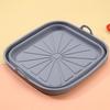 Air Fryer Liners Silicone Cooking Mat Non-Stick Reusable Food Grade Heat Resistant Foldable Basket Mat Easy To Clean Universal Kitchen Accessory