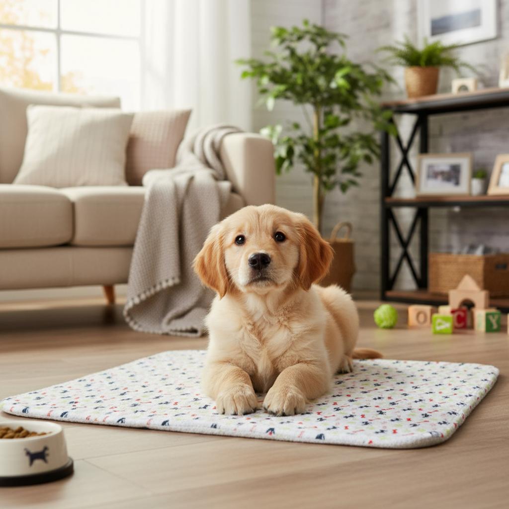 Reusable PVC Washable Dog Pee Pad Leakproof Non-slip Blanket Mat Outdoor Portable Pet Sleeping Mat for Incontinence Housebreak