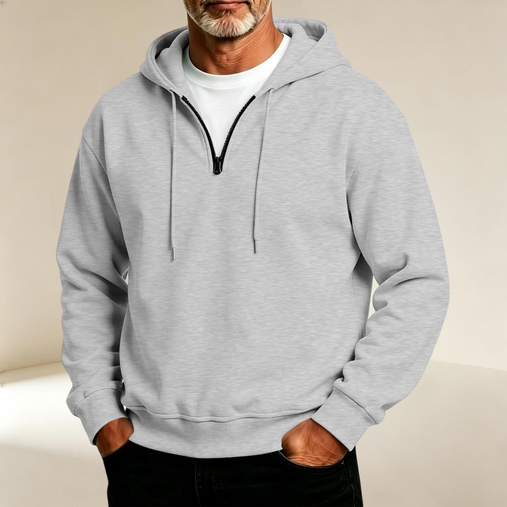 Heren Casual Mode Raglan Lange Mouw Pullover Hoodie Sweatshirt voor Dagelijks Gebruik