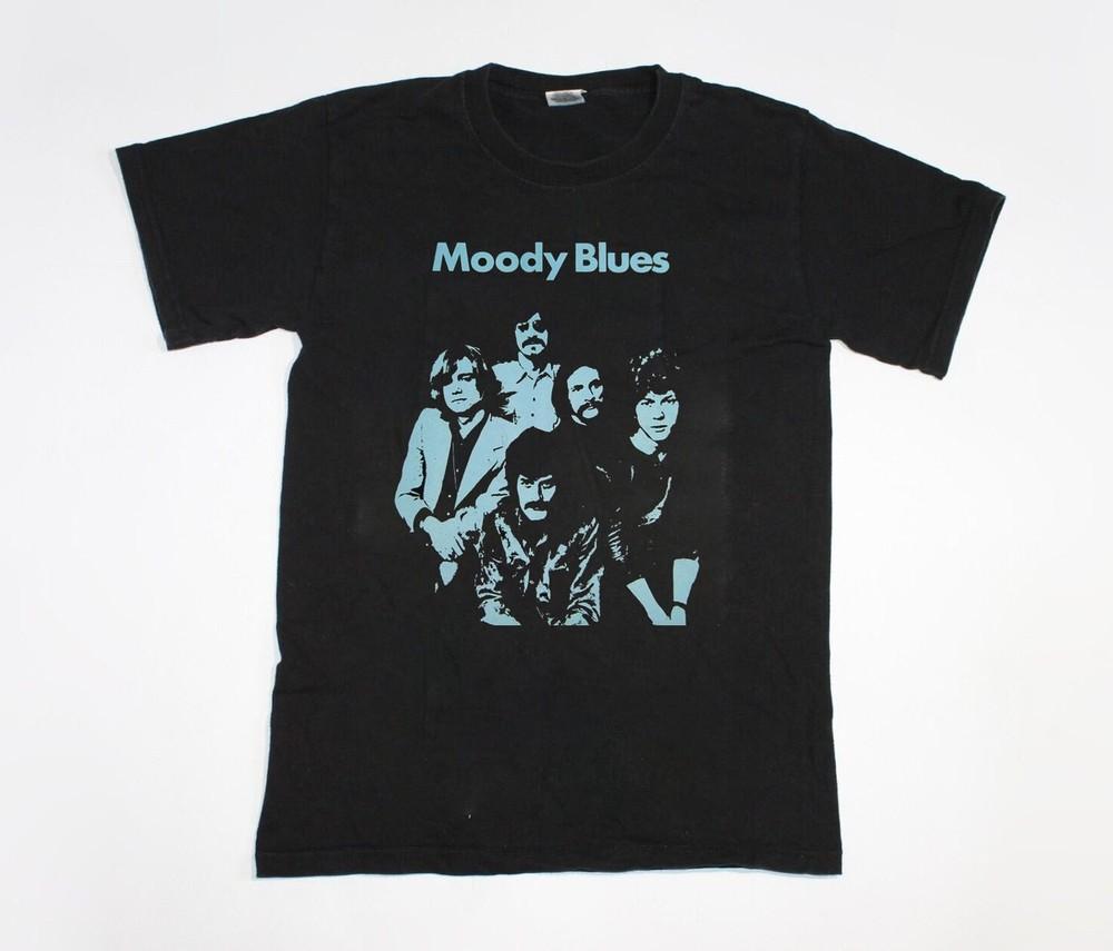 The Moody Blues Band members Black Shirt Unisex S5XL Reprint TR502 Unisex T-Shirt L