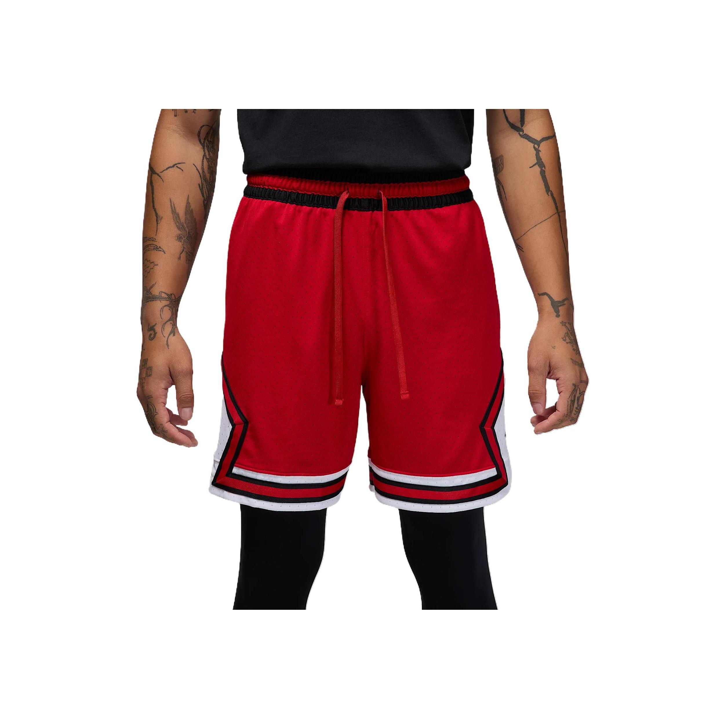 

Jordan Sport Diamond Mesh Dri-Fit Shorts Red/Black/White Men Streetwear HF9910-687 L