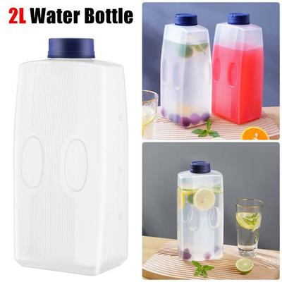 1Pcs Refrigerator Jug Cold Water Kettle with Cap Heat Cold Resistance Water Bottle Large Capacity Drink Dispenser Juice Teapot