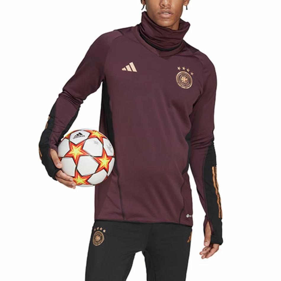 adidas Sweatshirts Men's Dark Chestnut Turtleneck Moderate Other HC1290