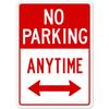 Vintage Žádné parkování kdykoli Kovové plechové cedule Plakáty Plaketa Železná malba Dekorace pro Garáž Venkovní Domov Klub Bar Nástěnná dekorace