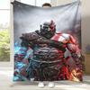 Classic God of War Games Kratos Flannel Blanket,Ultra Soft Plush Throw for Home Bedroom Bed Sofa Cover Office Camping Picnic