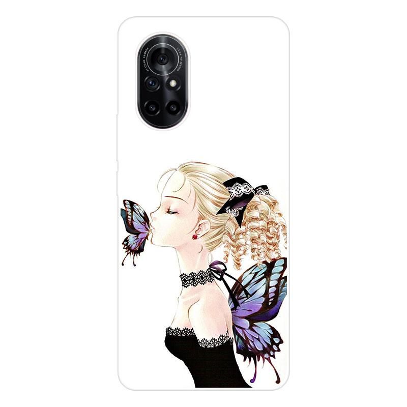 NEWTOP N Cover Compatibile per Huawei P8 Lite, Custodia TPU Clear Gel Silicone Anti Graffio Trasparente Slim Sottile Back Case Posteriore