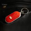 Whistle Activated Key Finder Finder, Portable Anti-Lost Device with Red LED Sound Light, Mini Locator Keychain for Car Keys, Bags, Wallets Wireless