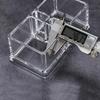 Clear Acrylic Two Lattices Tea Bags Holder Coffee Sugar Bag Case Guest Room Storage Boxes YTBH-001
