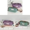 Cotton Checked Pattern Storage Bag With Breathable Design For Dorm Room Organization