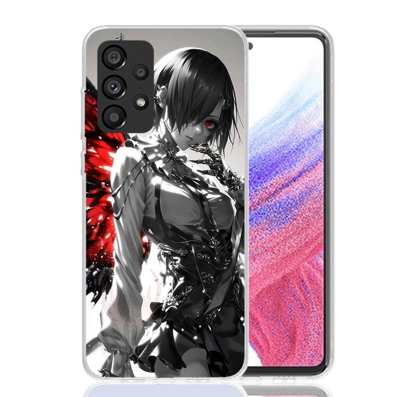 G-Ghoul Tokyo Touka Kirishima Phone Case for Samsung Galaxy A52 A51 A50S A12 A22 A32 A72 A10S A30S A31 A71 Note 20 Ultra 10 Plus
