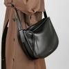 Soft Leather Tote Bag Large Capacity Lazy Wind Leather Bag Women's Comfortable Cowhide Minimalist Commuter Shoulder Messenger Bag