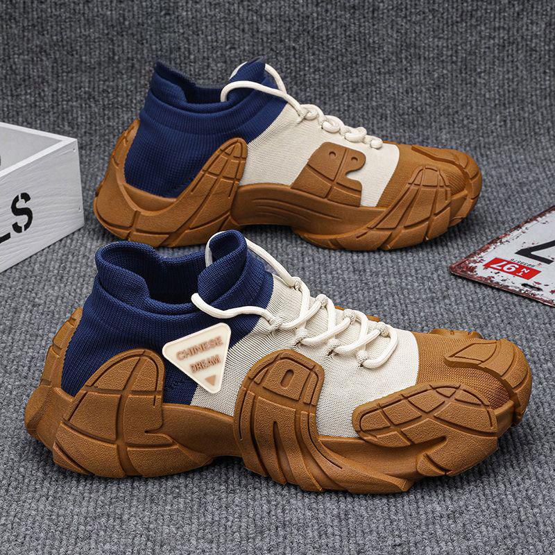 Lässige Herren-Sneaker, rutschfeste Schnürschuhe, Wanderschuhe, atmungsaktive, leichte Tennisschuhe, bequeme Outdoor-Sport-Lauf- und Arbeits-Sneaker für Männer