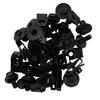 30pcs Clamps Bolts Clips Metal Nut Clamps Undertray-Cover
