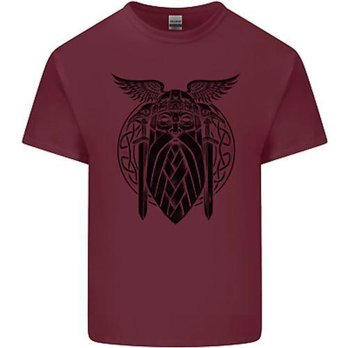 Teen Boys' Cotton T-shirt Summer Casual Graphic Tee Short Sleeve Odin The Vikings Valhalla Thor Gym Nordic Mens Cotton T-Shirt Tee Top,Unisex,gift,Top