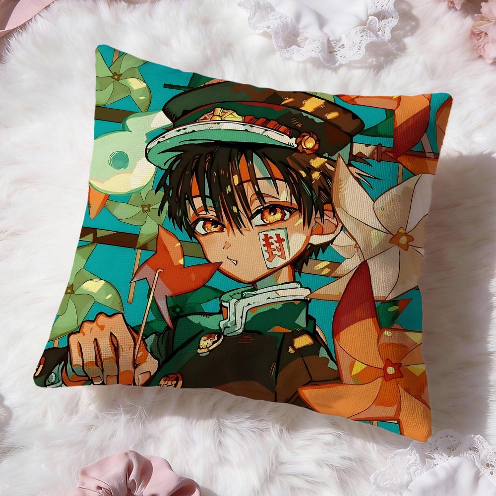 b-Bound Hanako-kun Cushion Cover Premium Comfort Reversible Pillow Cove -Two in One Design for Any Room & Car Interior