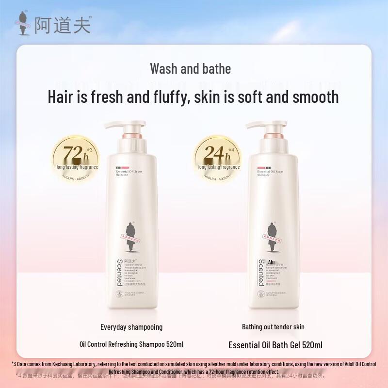 ADOLPH Shampoo, Spülung & Duschgel Set
