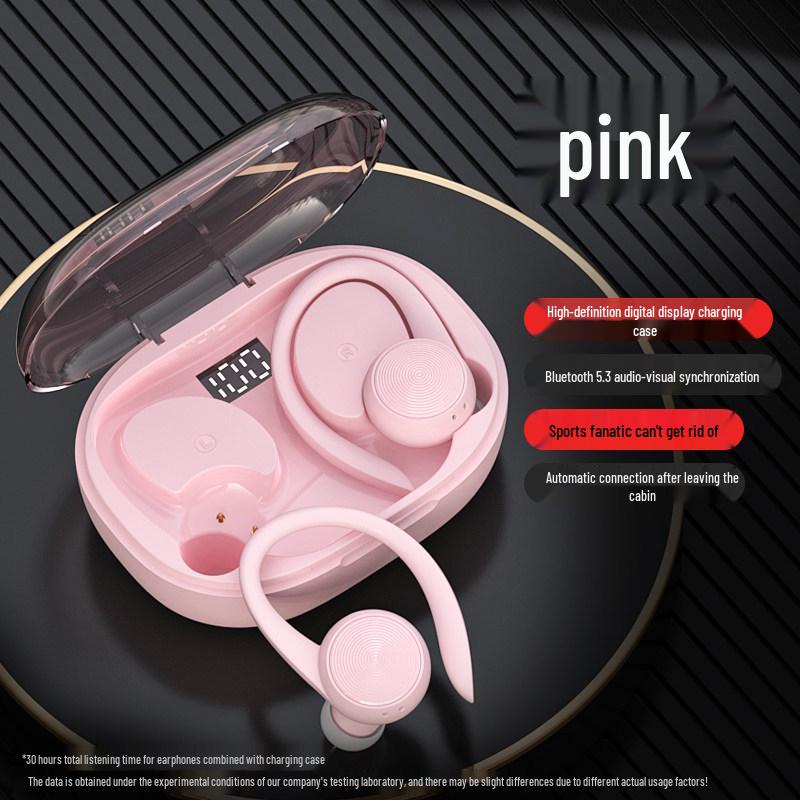 2024 New Wireless Sport Ear-hook Bluetooth Headphones: Ultra-Long Battery Life, Noise Cancelling, In-Ear Design for Men and Women