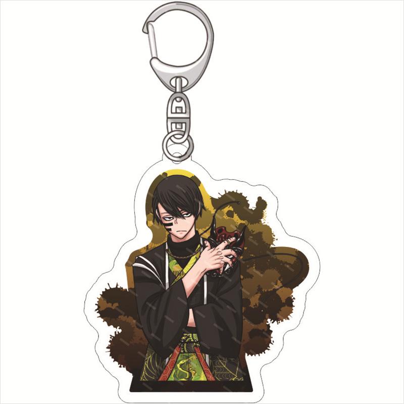 Manga Tougen Anki Acryl Schlüsselanhänger Figur Ikari Yaoroshi Shiki Ichinose Naito Mudano Cosplay Kostüm Schlüsselanhänger Rucksack Anhänger