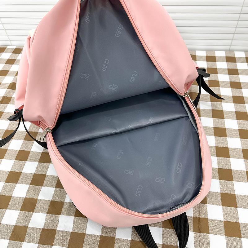 Three-Piece Backpack Set Student Schoolbag Shoulder Bag Female Large Capacity Backpack with Pen Bag