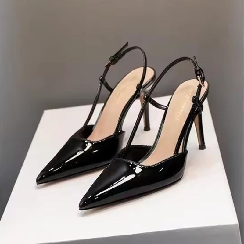 Women's new summer nude sexy pointed stiletto sandals niche design celebrity temperament casual comfortable wedding high heels