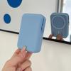 Lightweight Coin Purse Phone Holder Silicone Magnetic Wireless Charging Stand Case for Outdoor Camping Phone Support