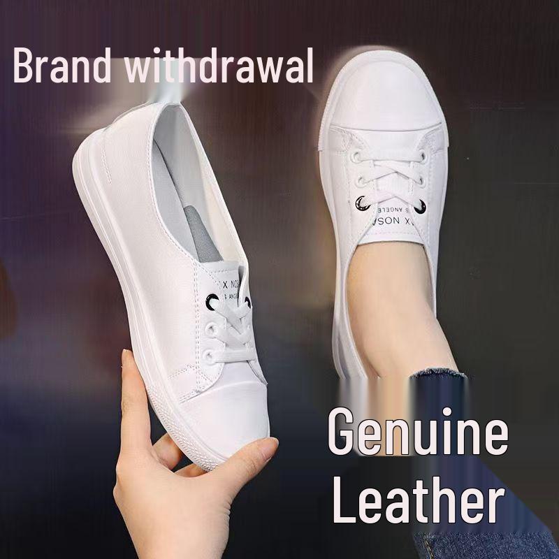 

Летние женские универсальные белые слипоны 2025 года - Тонкие, неглубокие, стильные и удобные. 38 with 10-year warranty слоновая кость/белый