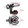 Bike Cup Mount for Cycling Use, Plastic and Metal Drink Cup Rack with 74 mm Opening, 68 mm Base, and Front Area Access for Daily Travel