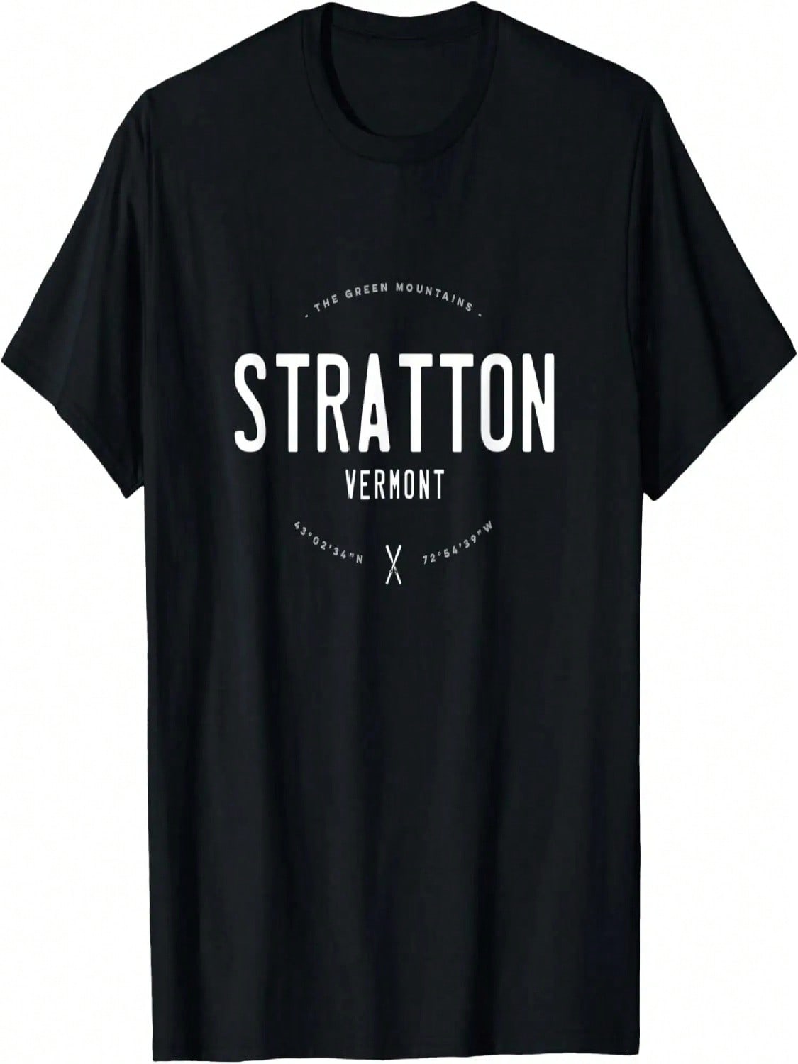 Stratton Vermont Graphic Distressed Vintage Ski T-Shirt S разноцветный
