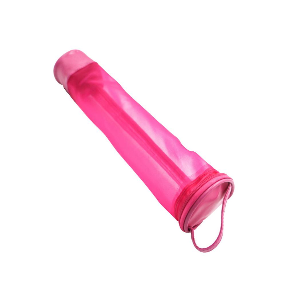 Knitting Bag Portable Empty Yarn Round Mesh Case Thread Storage with Handle for Household Use