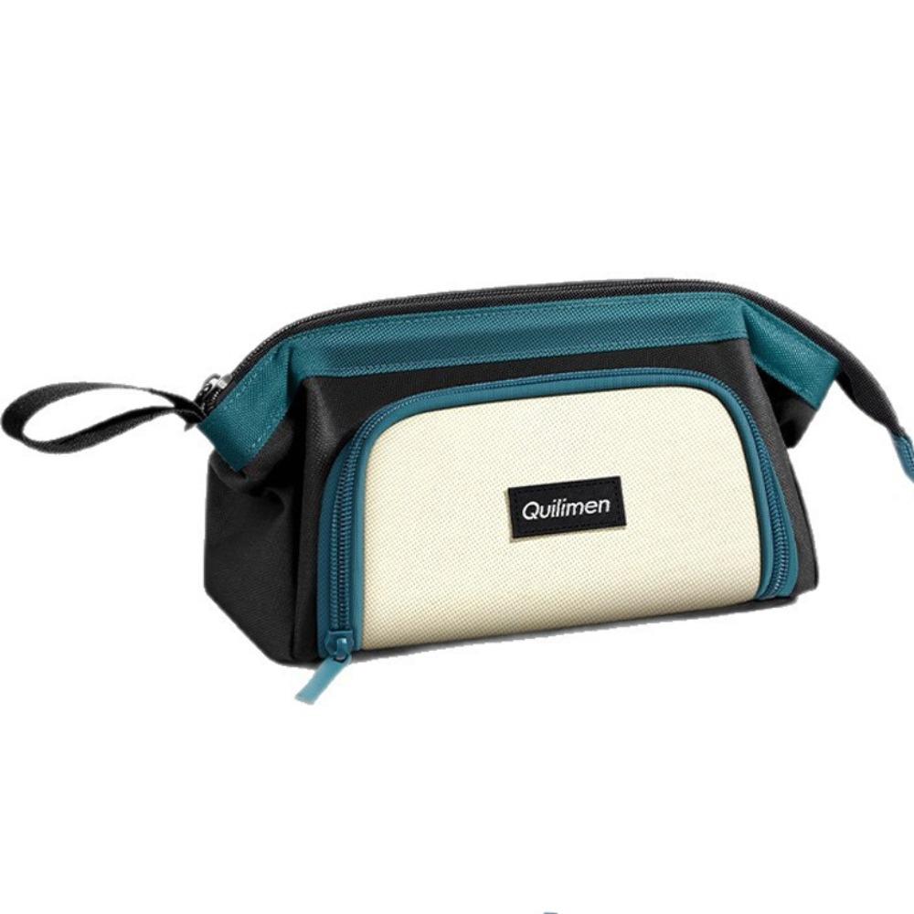 Multiple Layers Stationery Bag Multifunctional Pen Pencil Case Simple Pencil Bag  Student