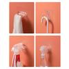 4 Pcs Spray Bottle Holder Space Saving Wall Mounted Adhesive Bottle Hook Shower Curtain Rod Holder