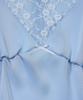 YOUHEE Ribbon Lace Shirring Blouse Light_Blue