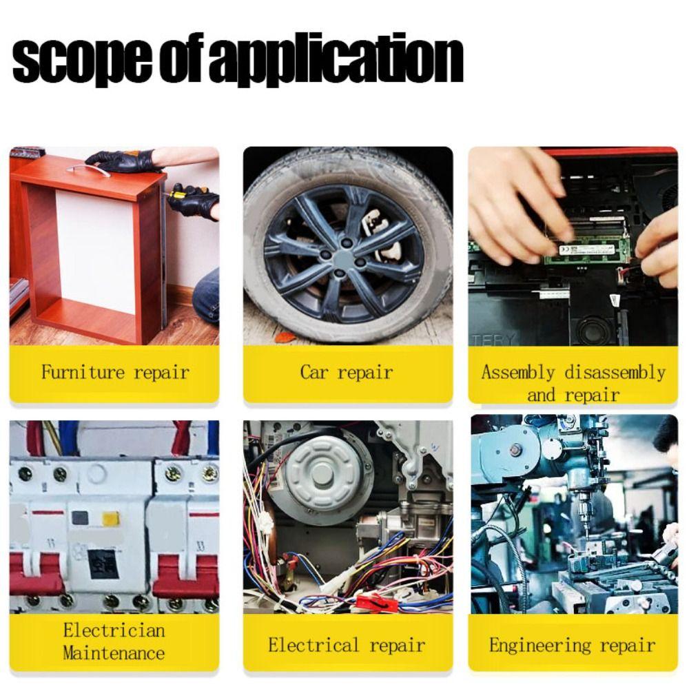 12pcs/set Magnetic Attraction Six-Point Star Torx Bit 150mm Screwdriver Bit  Automobile